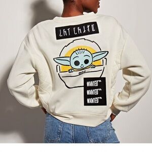 Star Wars Disney Store Grogu Sweatshirt Star Wars: The Mandalorian size Medium